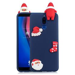 Navy Santa Claus Christmas Xmax Soft 3D Silicone Case for Huawei Mate 10 Lite / Nova 2i / Horor 9i / G10