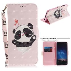 Heart Cat 3D Painted Leather Wallet Phone Case for Huawei Mate 10 Lite / Nova 2i / Horor 9i / G10