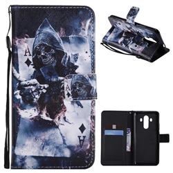 Skull Magician PU Leather Wallet Case for Huawei Mate 10 Pro(6.0 inch)
