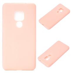 Candy Soft Silicone Protective Phone Case for Huawei Mate 20 - Pink