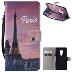 Paris Eiffel Tower PU Leather Wallet Case for Huawei Mate 20