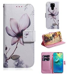 Magnolia Flower PU Leather Wallet Case for Huawei Mate 20