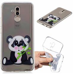 Bamboo Panda Clear Varnish Soft Phone Back Cover for Huawei Mate 20 Lite