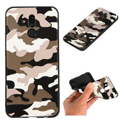 Camouflage Soft TPU Back Cover for Huawei Mate 20 Lite - Black White