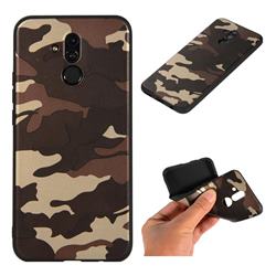 Camouflage Soft TPU Back Cover for Huawei Mate 20 Lite - Gold Coffee