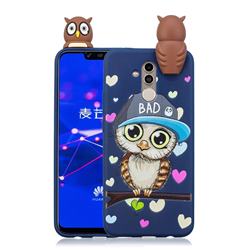 Bad Owl Soft 3D Climbing Doll Soft Case for Huawei Mate 20 Lite