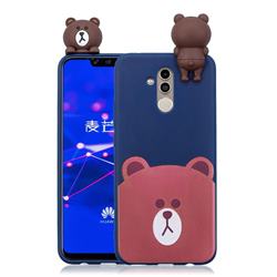 Cute Bear Soft 3D Climbing Doll Soft Case for Huawei Mate 20 Lite