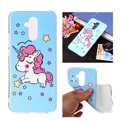 Stars Unicorn Noctilucent Soft TPU Back Cover for Huawei Mate 20 Lite
