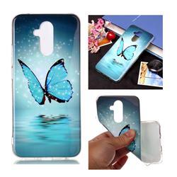 Butterfly Noctilucent Soft TPU Back Cover for Huawei Mate 20 Lite
