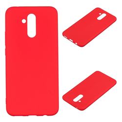 Candy Soft Silicone Protective Phone Case for Huawei Mate 20 Lite - Red