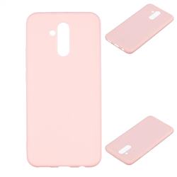 Candy Soft Silicone Protective Phone Case for Huawei Mate 20 Lite - Light Pink