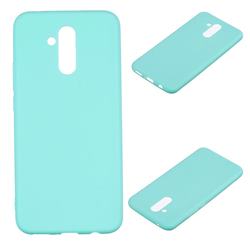 Candy Soft Silicone Protective Phone Case for Huawei Mate 20 Lite - Light Blue
