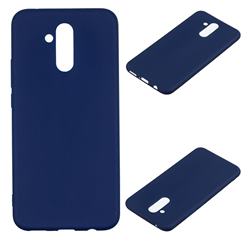 Candy Soft Silicone Protective Phone Case for Huawei Mate 20 Lite - Dark Blue