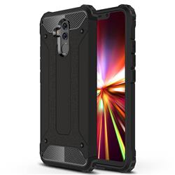King Kong Armor Premium Shockproof Dual Layer Rugged Hard Cover for Huawei Mate 20 Lite - Black Gold