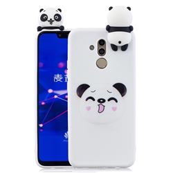 Smiley Panda Soft 3D Climbing Doll Soft Case for Huawei Mate 20 Lite