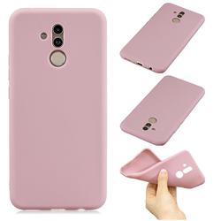 Candy Soft Silicone Phone Case for Huawei Mate 20 Lite - Lotus Pink