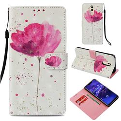 Watercolor 3D Painted Leather Wallet Case for Huawei Mate 20 Lite