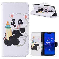 Baby Panda Leather Wallet Case for Huawei Mate 20 Lite