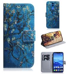Apricot Tree PU Leather Wallet Case for Huawei Mate 20 Lite
