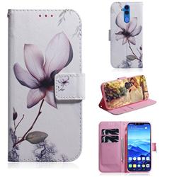 Magnolia Flower PU Leather Wallet Case for Huawei Mate 20 Lite