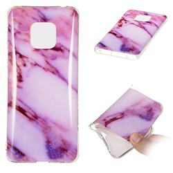 Purple Soft TPU Marble Pattern Case for Huawei Mate 20 Pro