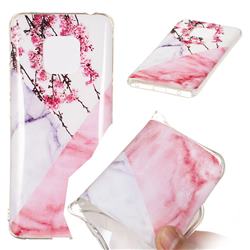 Pink Plum Soft TPU Marble Pattern Case for Huawei Mate 20 Pro