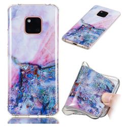 Purple Amber Soft TPU Marble Pattern Phone Case for Huawei Mate 20 Pro