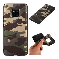 Camouflage Soft TPU Back Cover for Huawei Mate 20 Pro - Gold Green