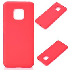 Candy Soft Silicone Protective Phone Case for Huawei Mate 20 Pro - Red