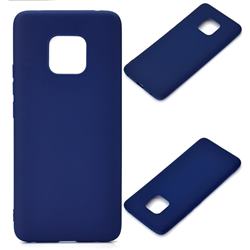 Candy Soft Silicone Protective Phone Case for Huawei Mate 20 Pro - Dark Blue
