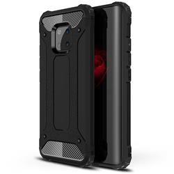 King Kong Armor Premium Shockproof Dual Layer Rugged Hard Cover for Huawei Mate 20 Pro - Black Gold