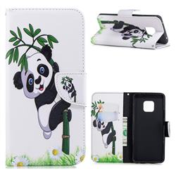 Bamboo Panda Leather Wallet Case for Huawei Mate 20 Pro