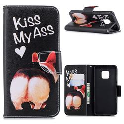 Lovely Pig Ass Leather Wallet Case for Huawei Mate 20 Pro