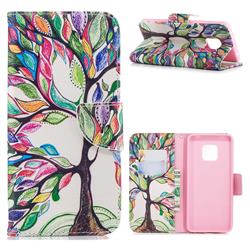 The Tree of Life Leather Wallet Case for Huawei Mate 20 Pro
