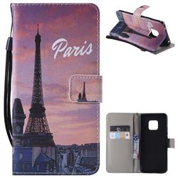 Paris Eiffel Tower PU Leather Wallet Case for Huawei Mate 20 Pro