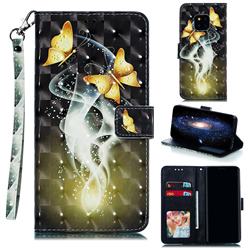 Dream Butterfly 3D Painted Leather Phone Wallet Case for Huawei Mate 20 Pro