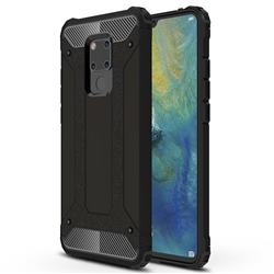 King Kong Armor Premium Shockproof Dual Layer Rugged Hard Cover for Huawei Mate 20 X - Black Gold
