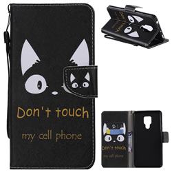 Cat Ears PU Leather Wallet Case for Huawei Mate 20 X