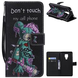 One Eye Mice PU Leather Wallet Case for Huawei Mate 20 X