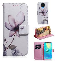 Magnolia Flower PU Leather Wallet Case for Huawei Mate 20 X