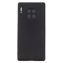 Candy Soft Silicone Protective Phone Case for Huawei Mate 30 - Black