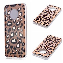 Leopard Galvanized Rose Gold Marble Phone Back Cover for Huawei Mate 30