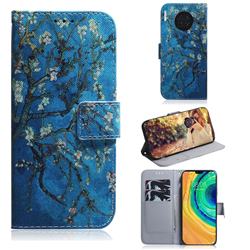 Apricot Tree PU Leather Wallet Case for Huawei Mate 30