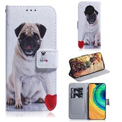 Pug Dog PU Leather Wallet Case for Huawei Mate 30