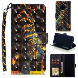 Tiger Totem 3D Painted Leather Phone Wallet Case for Huawei Mate 30