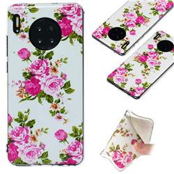 Peony Noctilucent Soft TPU Back Cover for Huawei Mate 30