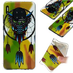 Owl Wind Chimes Noctilucent Soft TPU Back Cover for Huawei Mate 30