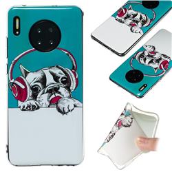 Headphone Puppy Noctilucent Soft TPU Back Cover for Huawei Mate 30