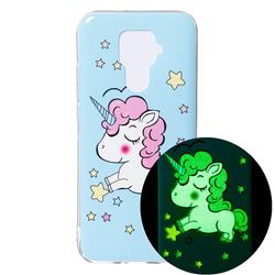 Stars Unicorn Noctilucent Soft TPU Back Cover for Huawei Mate 30 Lite(Nova 5i Pro)