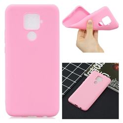 Candy Soft Silicone Protective Phone Case for Huawei Mate 30 Lite(Nova 5i Pro) - Dark Pink